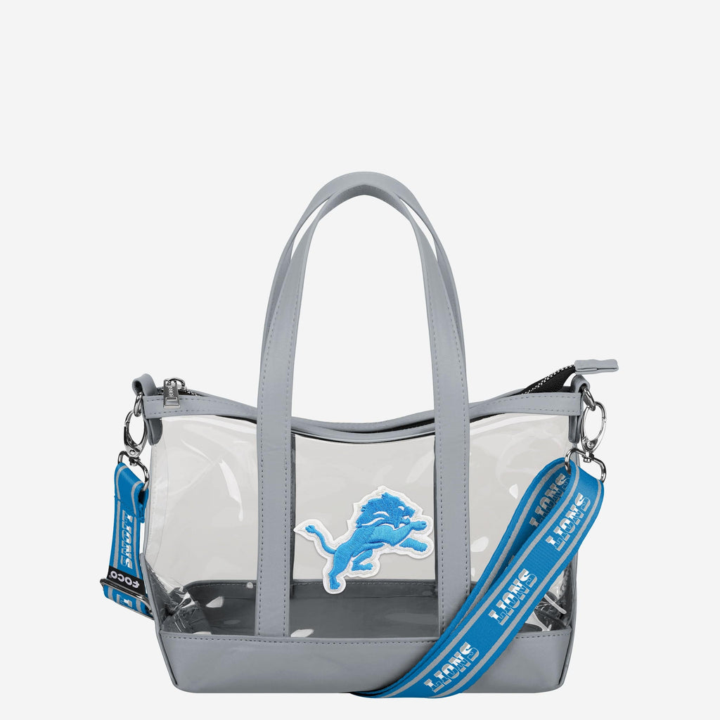 Detroit Lions Clear Crossbody Mini Tote Bag FOCO - FOCO.com