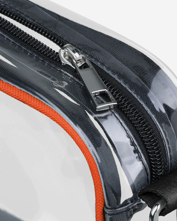 Miami Dolphins Team Stripe Clear Crossbody Bag FOCO - FOCO.com