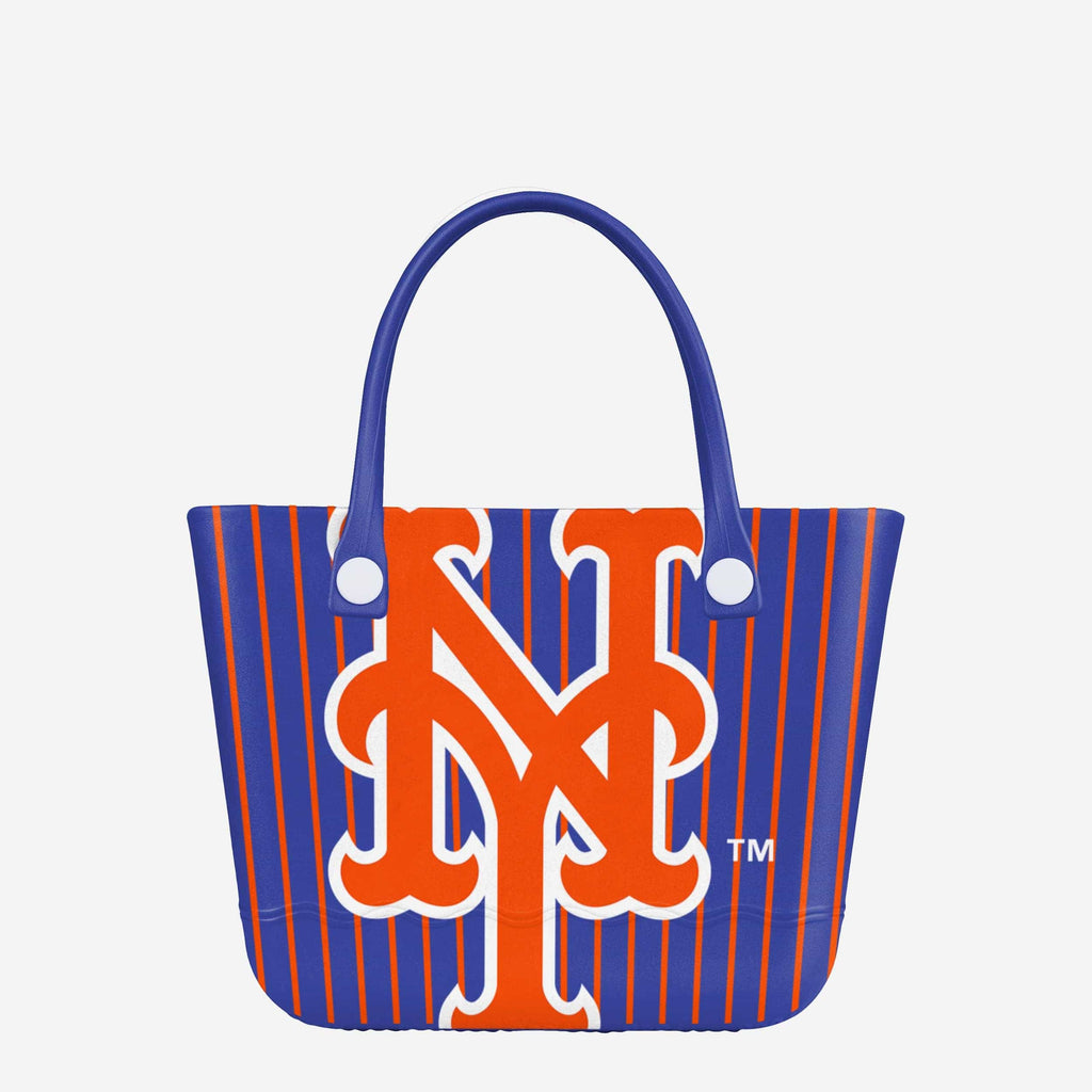 New York Mets Pinstripe Tailgate Tote Bag FOCO - FOCO.com