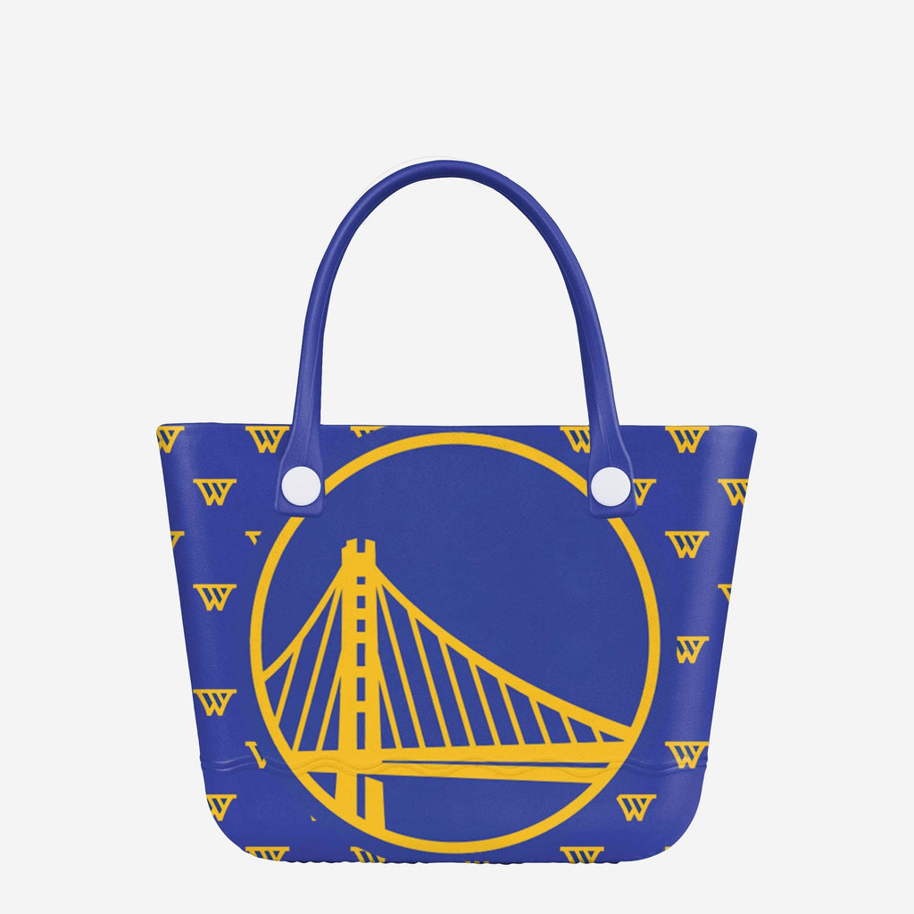 Golden State Warriors Big Logo Mini Print Tailgate Tote Bag FOCO - FOCO.com