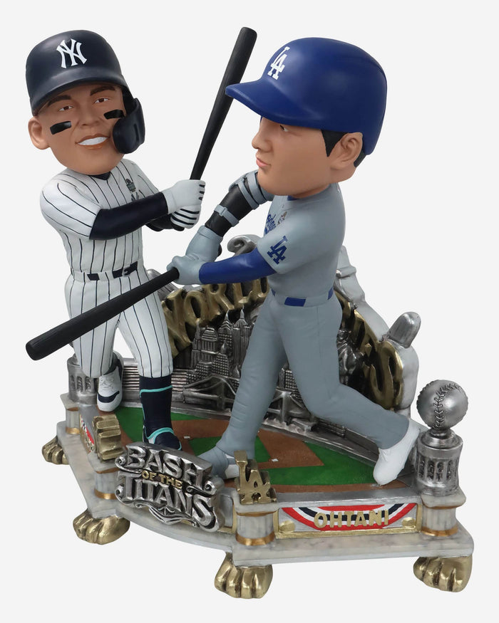 Shohei Ohtani & Aaron Judge Los Angeles Dodgers & New York Yankees 2024 World Series 18 in Dual Battle Bobblehead FOCO - FOCO.com