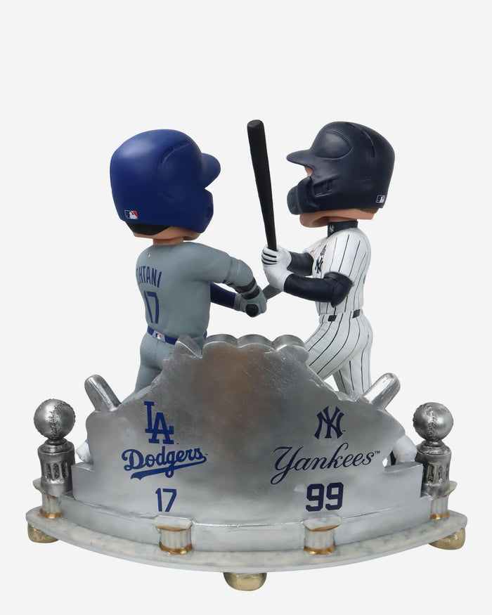 Shohei Ohtani & Aaron Judge Los Angeles Dodgers & New York Yankees 2024 World Series 18 in Dual Battle Bobblehead FOCO - FOCO.com
