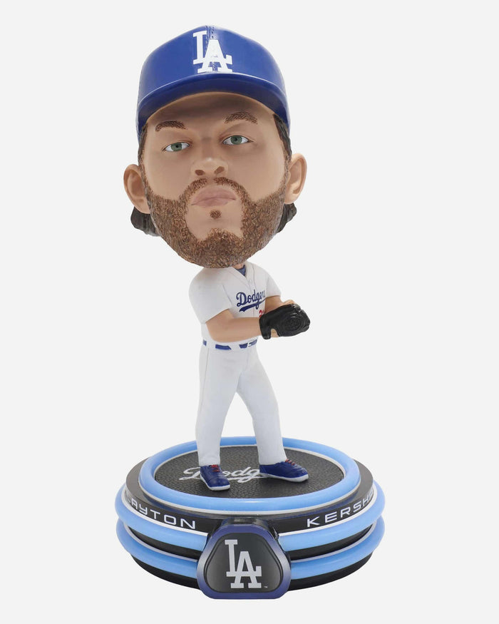 Clayton Kershaw Los Angeles Dodgers LED Neon Bighead Bobblehead FOCO - FOCO.com