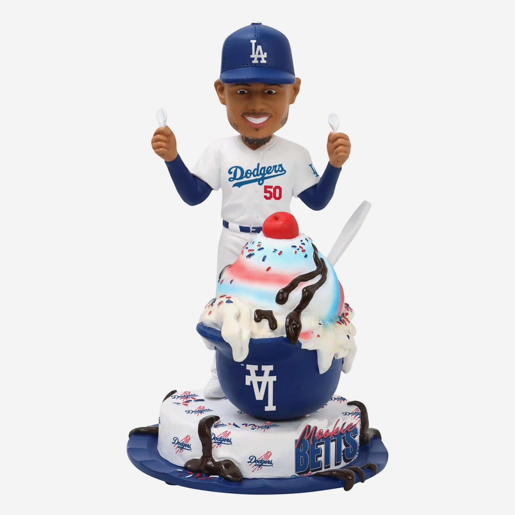 Mookie Betts Los Angeles Dodgers Ice Cream Helmet Bobblehead FOCO - FOCO.com