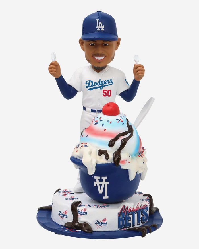 Mookie Betts Los Angeles Dodgers Ice Cream Helmet Bobblehead FOCO - FOCO.com