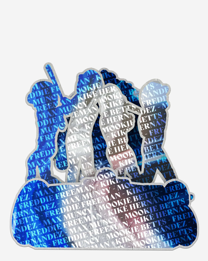 Los Angeles Dodgers 2025 National League Champions Hitters Mini Bobblehead Scene FOCO - FOCO.com