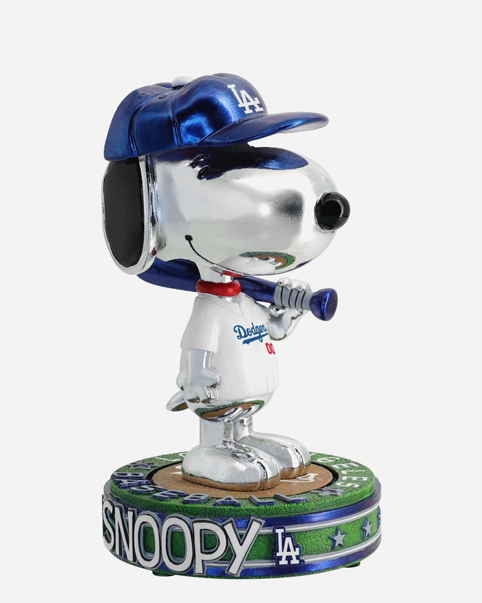 Los Angeles Dodgers Snoopy Peanuts Electroplated Bighead Bobblehead FOCO - FOCO.com