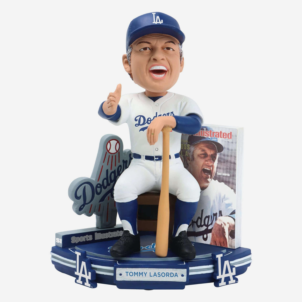 Tommy Lasorda Los Angeles Dodgers New Boss In LA Sports Illustrated Cover Bobblehead FOCO - FOCO.com