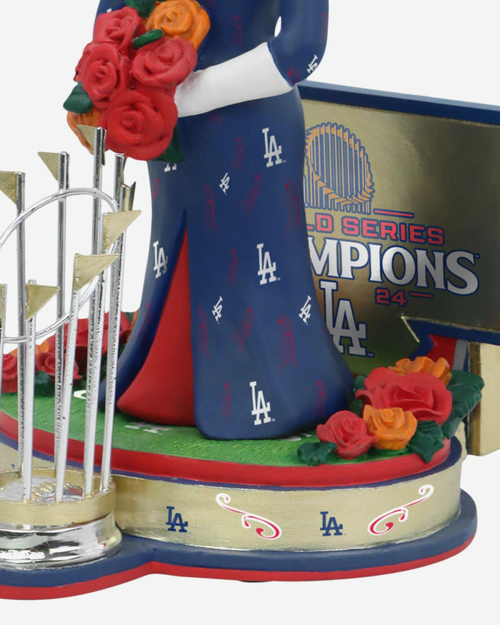 Senora Los Angeles Dodgers 2024 World Series Champions Day of the Dead Bobblehead FOCO - FOCO.com