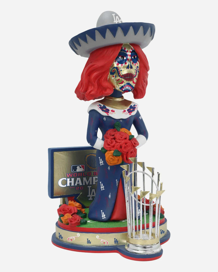 Senora Los Angeles Dodgers 2024 World Series Champions Day of the Dead Bobblehead FOCO - FOCO.com