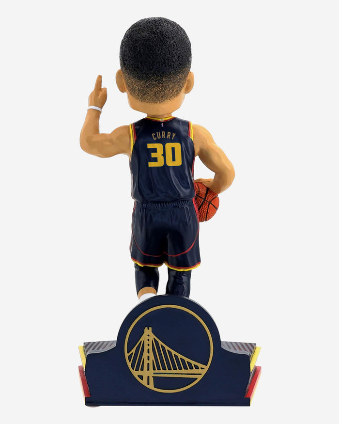Steph Curry Golden State Warriors 2025 City Jersey Bobblehead FOCO - FOCO.com