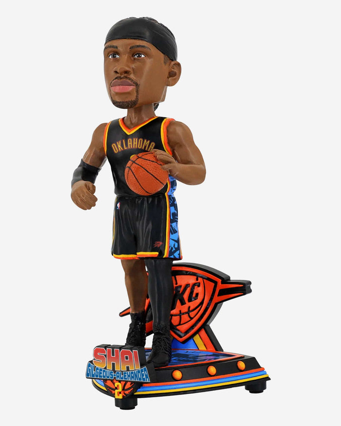 Shai Gilgeous-Alexander Oklahoma City Thunder 2025 City Jersey Bobblehead FOCO - FOCO.com