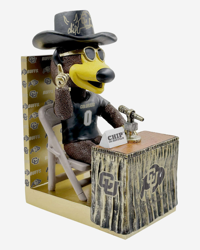 Chip The Buffalo Colorado Buffaloes Sunglass Saturday Mascot Variant Bobblehead FOCO - FOCO.com