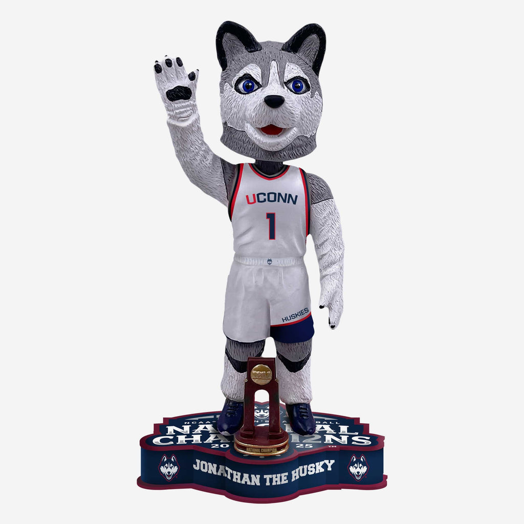 UConn Huskies 2025 Womens Basketball National Champions Mascot Bobblehead FOCO - FOCO.com