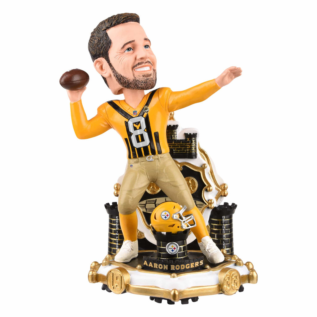 Aaron Rodgers Pittsburgh Steelers Alternate Uniform Bobblehead