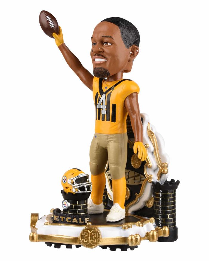 DK Metcalf Pittsburgh Steelers Alternate Uniform Bobblehead