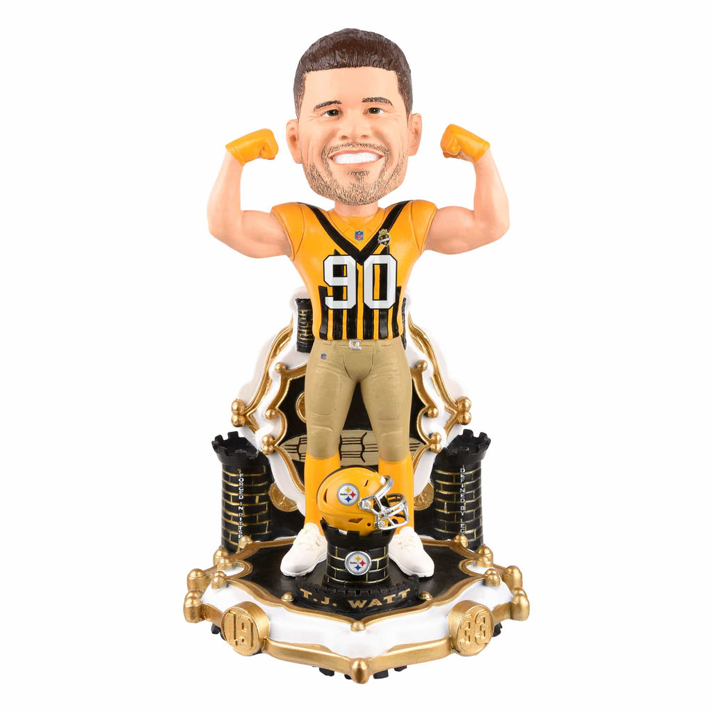 TJ Watt Pittsburgh Steelers Alternate Uniform Bobblehead