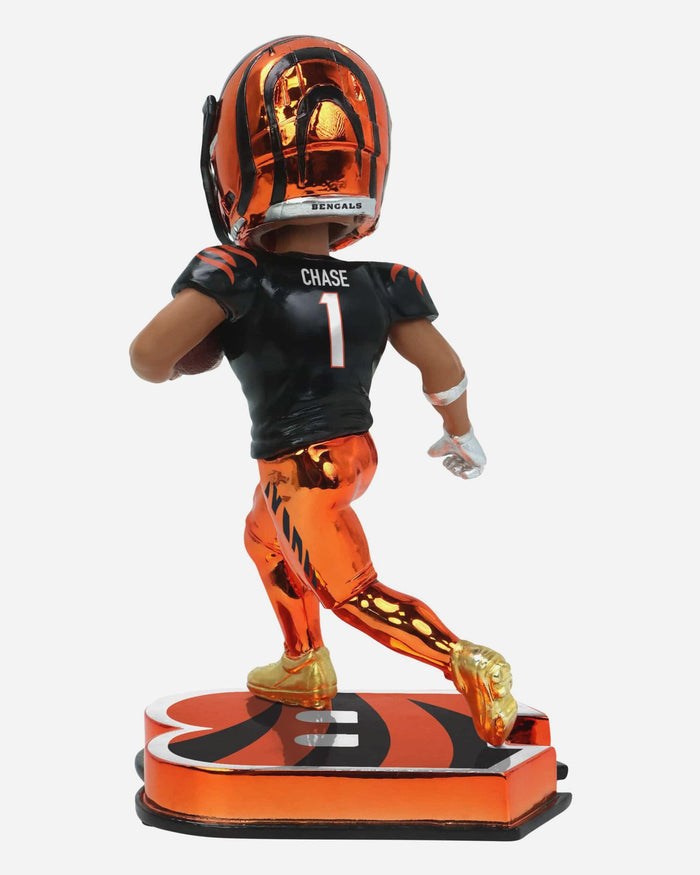 Ja'Marr Chase Cincinnati Bengals Electroplated Edition Bobblehead FOCO - FOCO.com