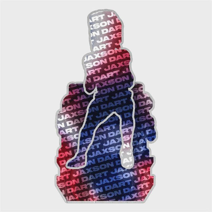 Jaxson Dart New York Giants First Career Win Bobblehead FOCO - FOCO.com