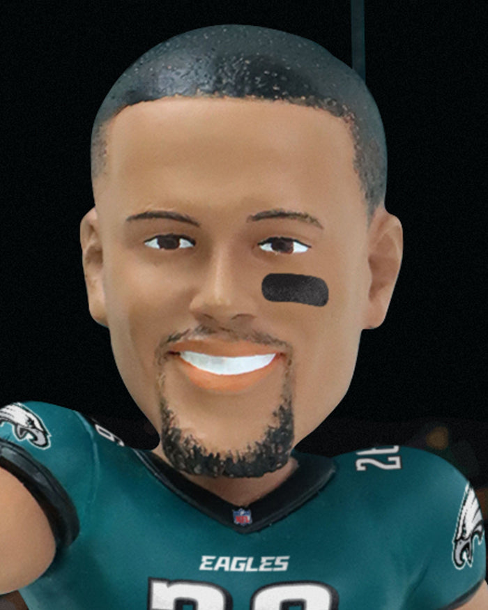 Saquon Barkley Philadelphia Eagles Banner Raising Bobblehead FOCO - FOCO.com