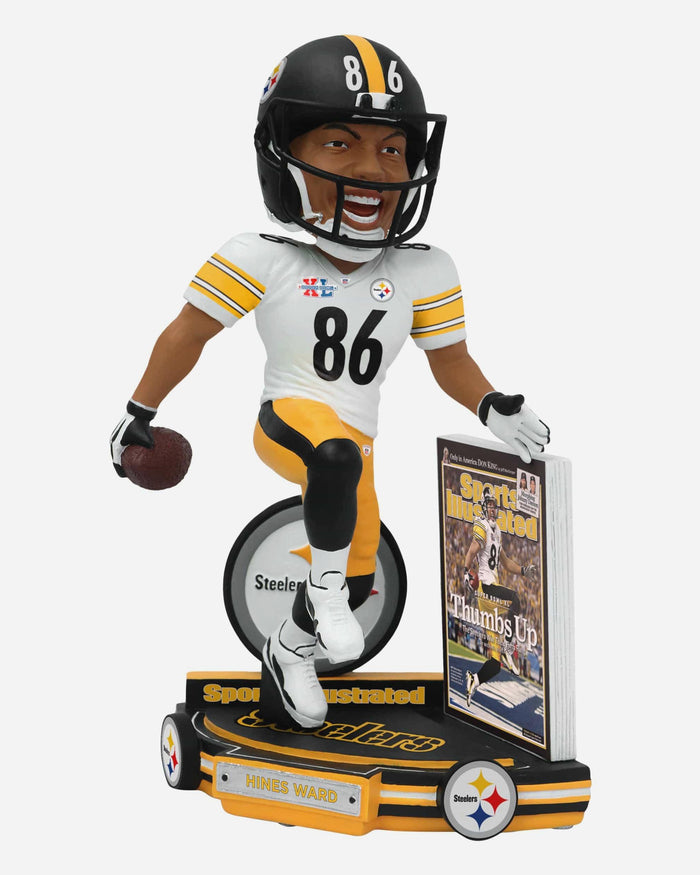 Hines Ward Pittsburgh Steelers Thumbs Up Super Bowl Xl Sports Illustrated Cover Bobblehead FOCO - FOCO.com