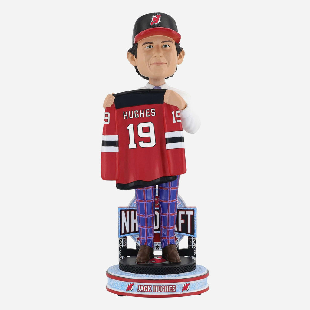 Jack Hughes New Jersey Devils 2019 NHL Draft Pick Bobblehead FOCO - FOCO.com
