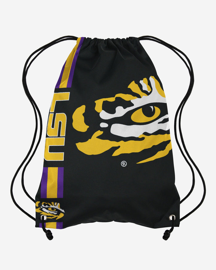 LSU Tigers Big Logo Side Stripe Drawstring FOCO - FOCO.com