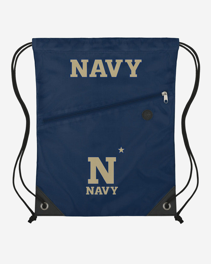 Navy Midshipmen Pocket Drawstring Backpack FOCO - FOCO.com