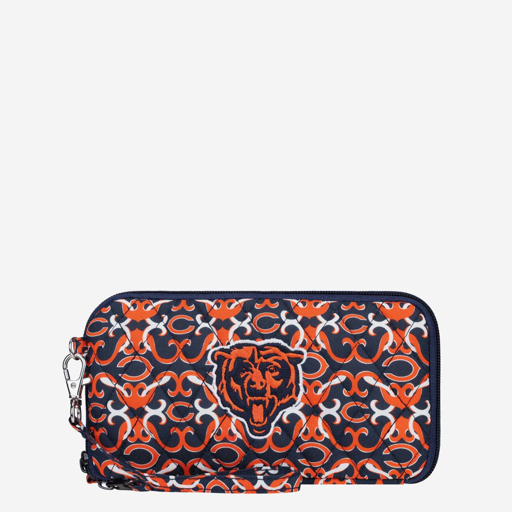 Chicago Bears Quilted Printed Wristlet FOCO - FOCO.com