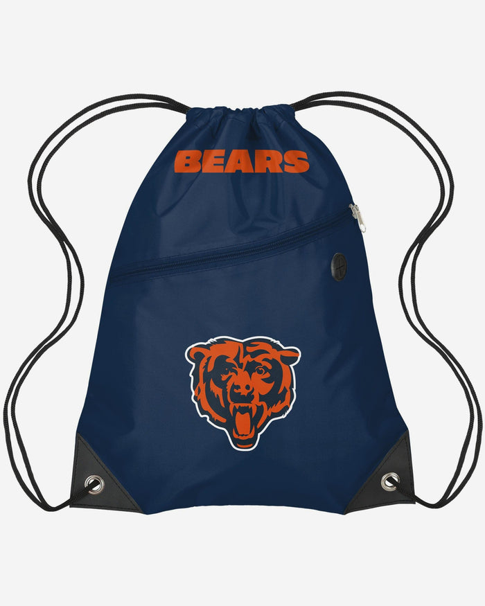 Chicago Bears Pocket Drawstring Backpack FOCO - FOCO.com