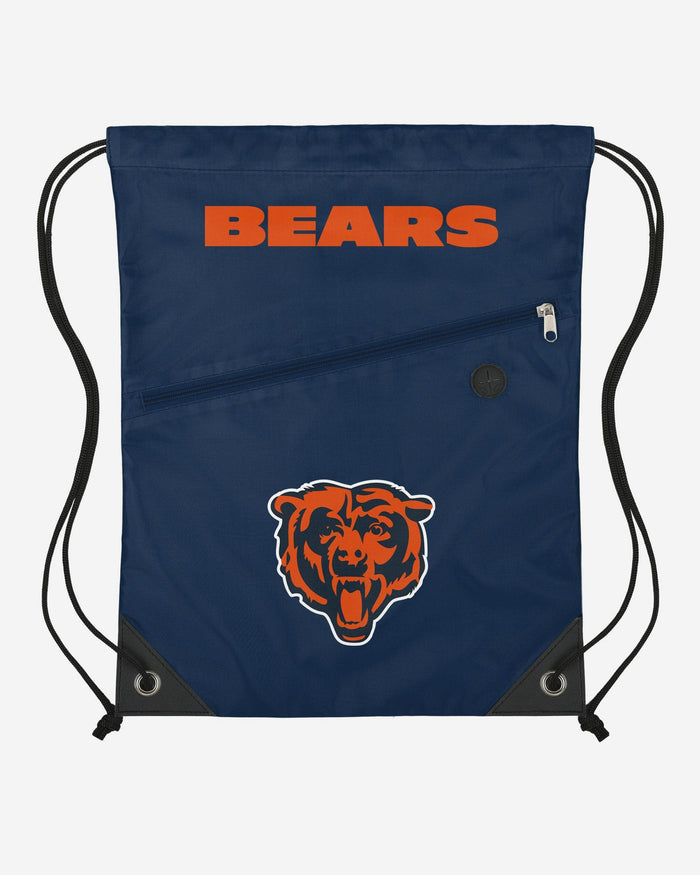 Chicago Bears Pocket Drawstring Backpack FOCO - FOCO.com