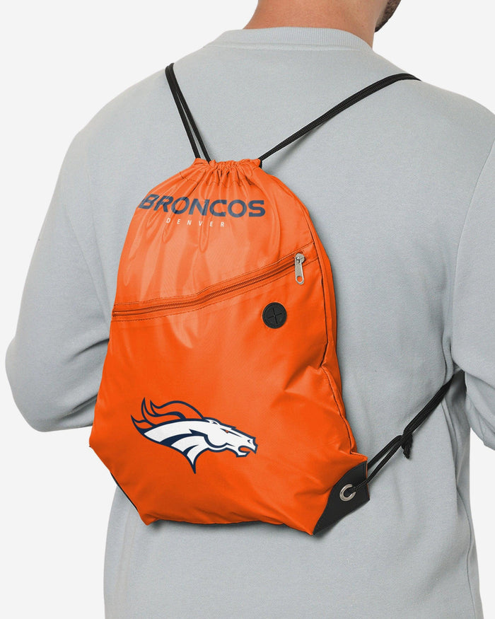 Denver Broncos Pocket Drawstring Backpack FOCO - FOCO.com