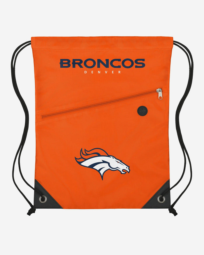 Denver Broncos Pocket Drawstring Backpack FOCO - FOCO.com