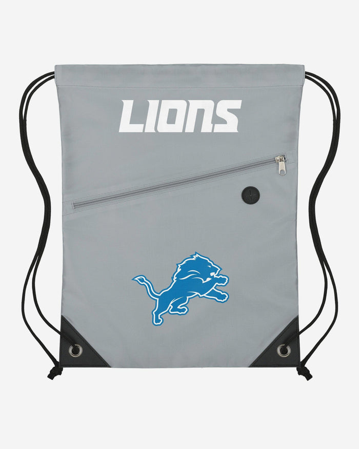 Detroit Lions Pocket Drawstring Backpack FOCO - FOCO.com