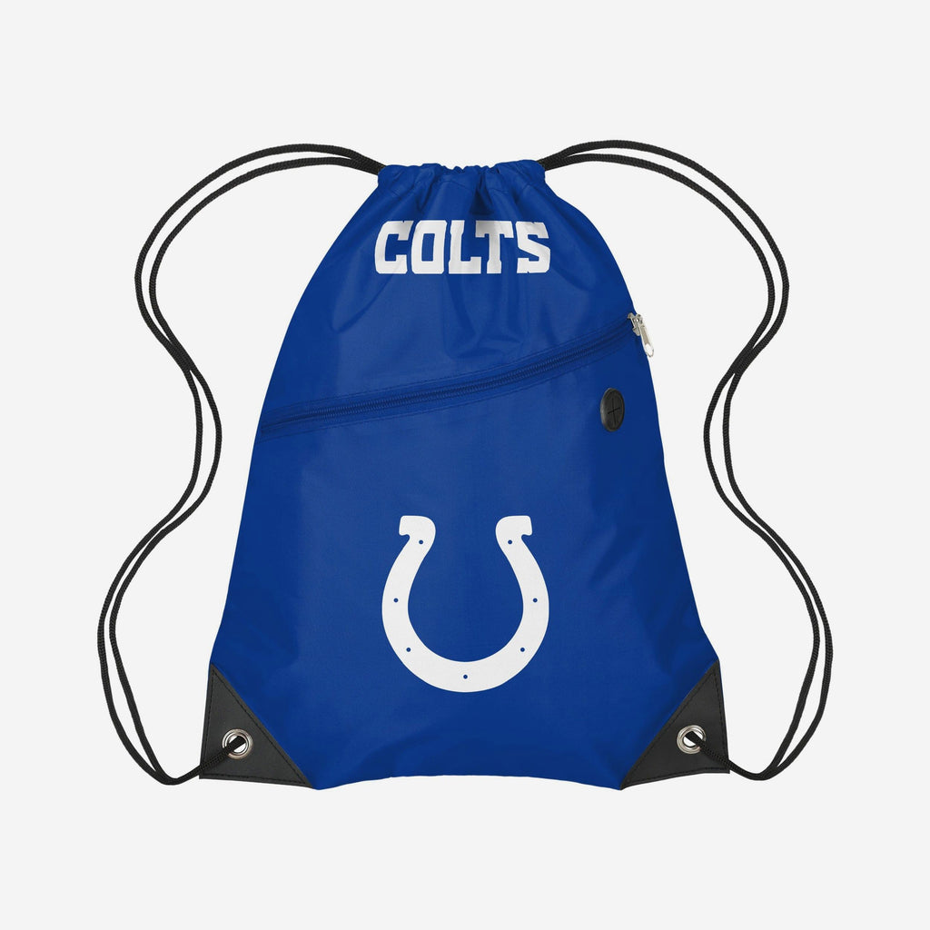 Indianapolis Colts Pocket Drawstring Backpack FOCO - FOCO.com