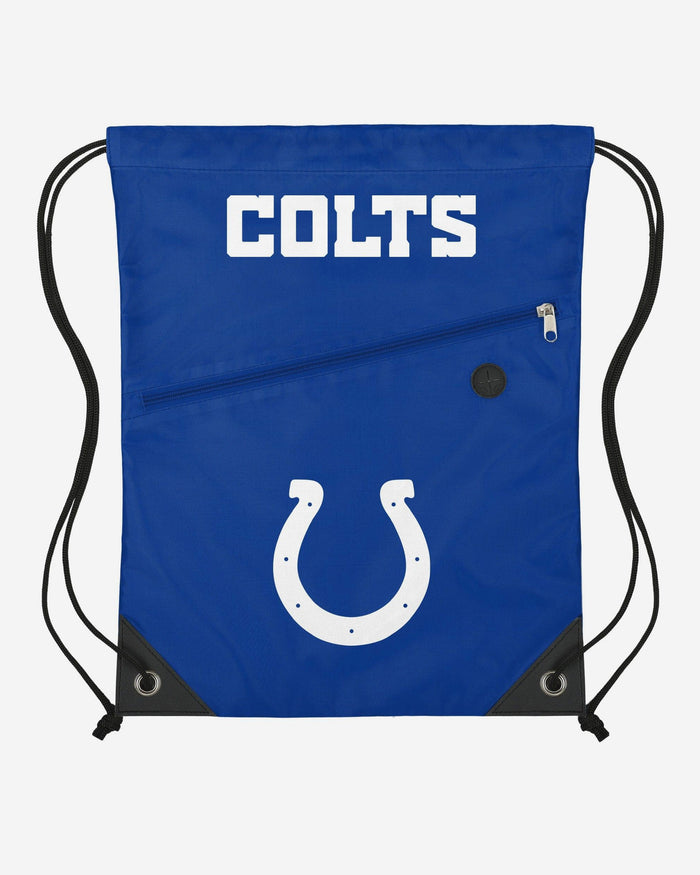 Indianapolis Colts Pocket Drawstring Backpack FOCO - FOCO.com