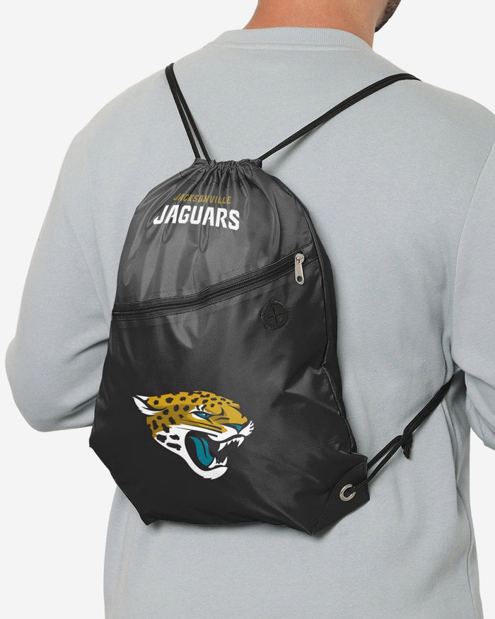 Jacksonville Jaguars Pocket Drawstring Backpack FOCO - FOCO.com