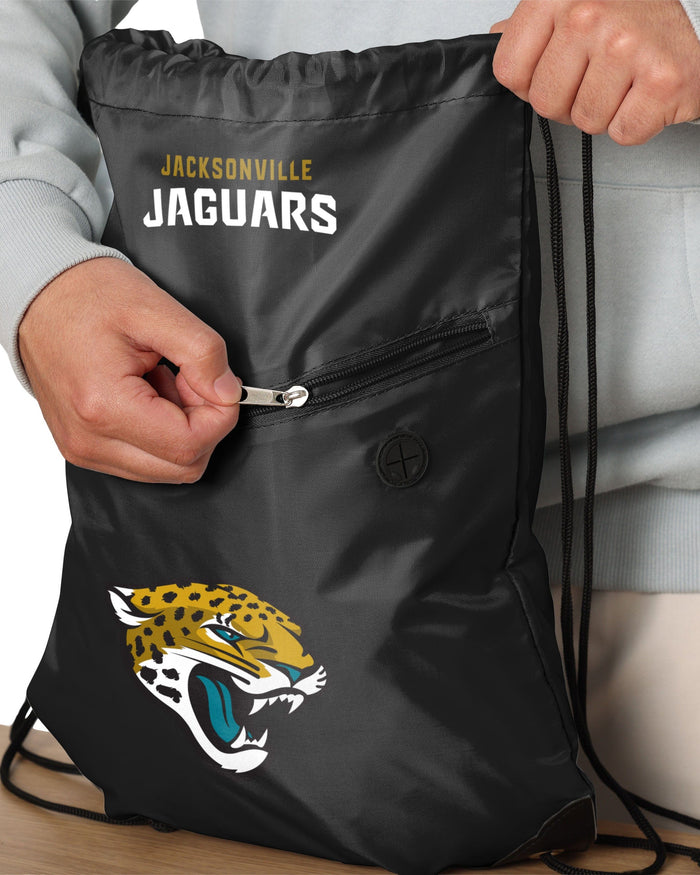 Jacksonville Jaguars Pocket Drawstring Backpack FOCO - FOCO.com