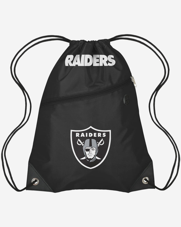 Las Vegas Raiders Pocket Drawstring Backpack FOCO - FOCO.com
