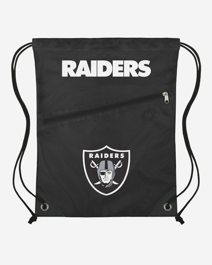 Las Vegas Raiders Pocket Drawstring Backpack FOCO - FOCO.com
