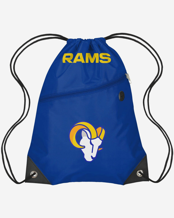 Los Angeles Rams Pocket Drawstring Backpack FOCO - FOCO.com