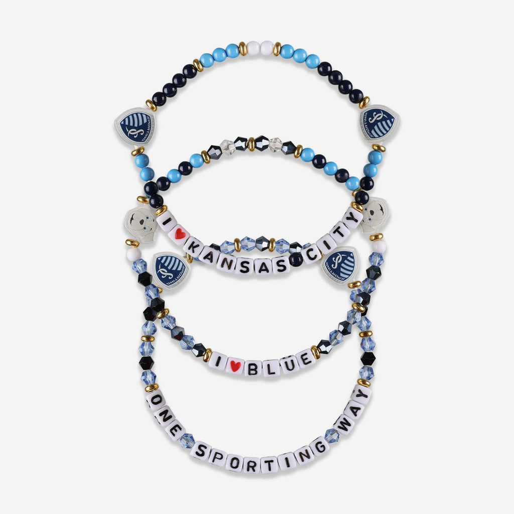 Sporting Kansas City 3 Pack Friendship Bracelet FOCO - FOCO.com