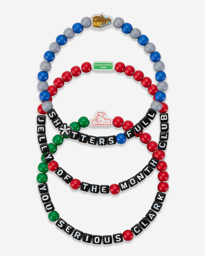 National Lampoons Christmas Vacation 3 Pack Beaded Friendship Bracelet FOCO - FOCO.com