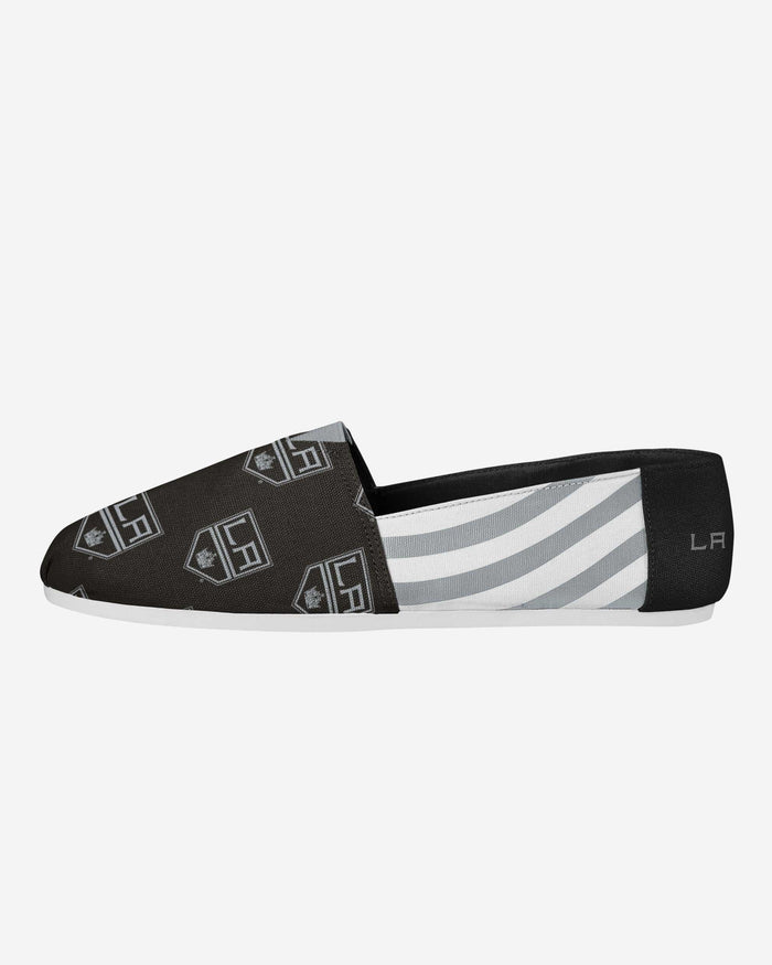 Los Angeles Kings Womens Stripe Canvas Shoe FOCO 6 - FOCO.com