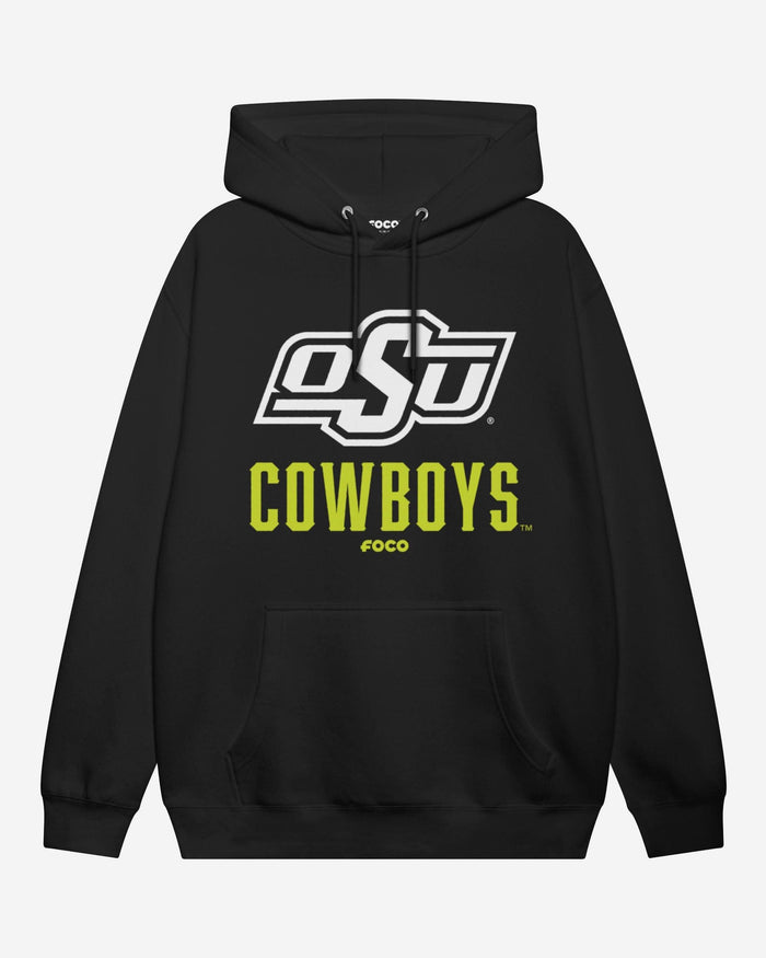 Oklahoma State Cowboys Highlight Reel Hoodie FOCO Black/Volt S - FOCO.com
