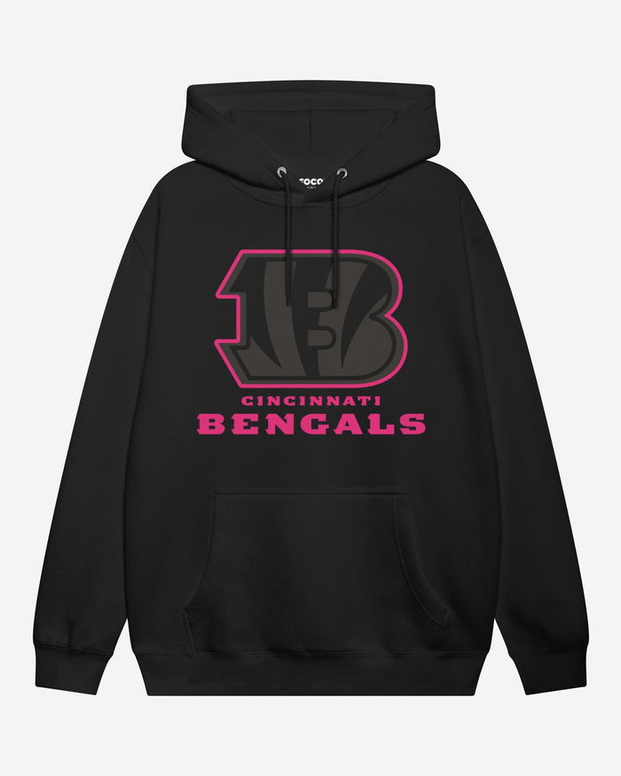 Cincinnati Bengals Highlight Reel Hoodie FOCO Black/Neon Pink S - FOCO.com