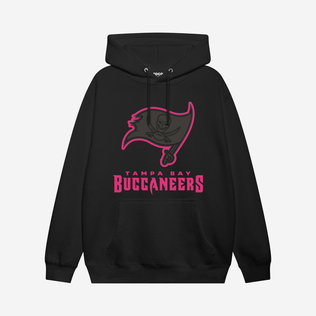 Tampa Bay Buccaneers Highlight Reel Hoodie FOCO Black/Neon Pink S - FOCO.com