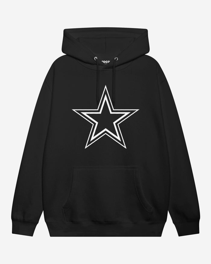 Dallas Cowboys White Logo Hoodie FOCO S - FOCO.com