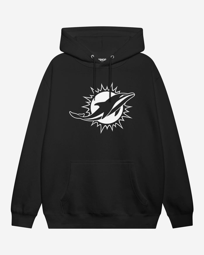 Miami Dolphins White Logo Hoodie FOCO S - FOCO.com