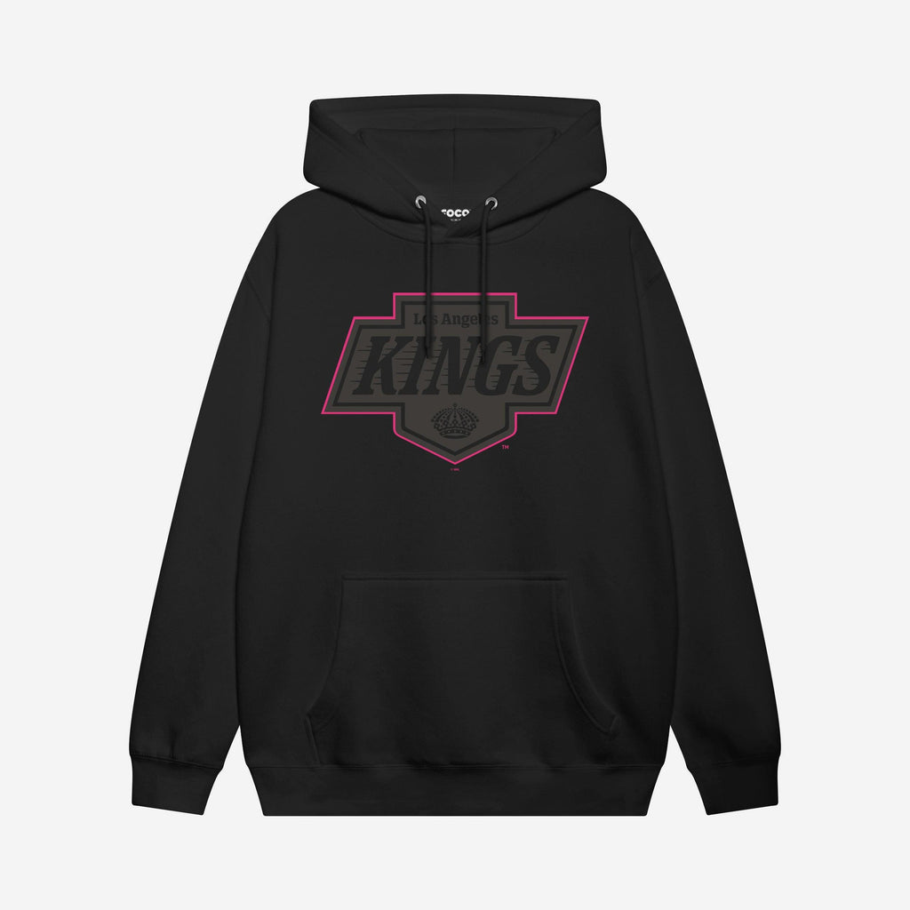 Los Angeles Kings Highlight Reel Hoodie FOCO Black/Neon Pink S - FOCO.com